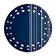 Lines Ornament (round Filigree) by ValentinaDesign