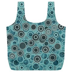 Abstract Aquatic Dream Full Print Recycle Bags (l)  by Ivana