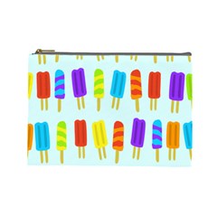 Popsicle Pattern Cosmetic Bag (large)  by Nexatart
