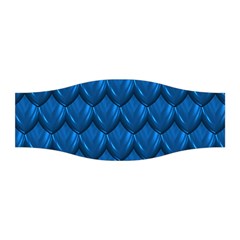 Blue Dragon Snakeskin Skin Snake Wave Chefron Stretchable Headband