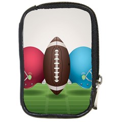 Helmet Ball Football America Sport Red Brown Blue Green Compact Camera Cases by Mariart