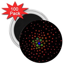 Molecular Chemistry Of Mathematical Physics Small Army Circle 2 25  Magnets (100 Pack)  by Mariart