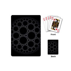 Plane Circle Round Black Hole Space Playing Cards (mini) 