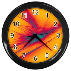 Big Bang Wall Clocks (black) by ValentinaDesign
