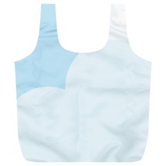 Cloud Sky Blue Decorative Symbol Full Print Recycle Bags (l)  by Nexatart