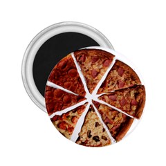 Food Fast Pizza Fast Food 2 25  Magnets by Nexatart