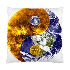 Design Yin Yang Balance Sun Earth Standard Cushion Case (two Sides)