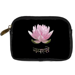 Namaste - Lotus Digital Camera Cases by Valentinaart