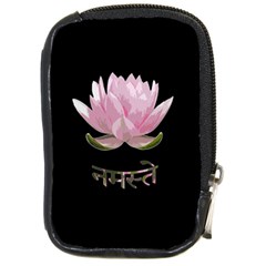 Namaste - Lotus Compact Camera Cases by Valentinaart