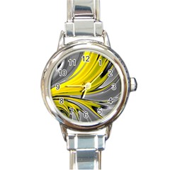 Colors Round Italian Charm Watch by ValentinaDesign