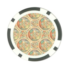 Complex Geometric Pattern Poker Chip Card Guard by linceazul