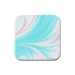 Colors Rubber Square Coaster (4 Pack)  by ValentinaDesign