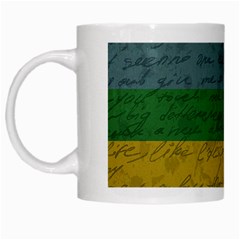 Vintage Flag - Pride White Mugs by ValentinaDesign
