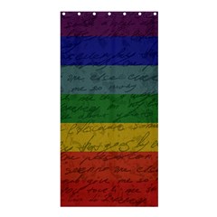 Vintage Flag - Pride Shower Curtain 36  X 72  (stall)  by ValentinaDesign