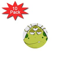 The Most Ugly Alien Ever 1  Mini Buttons (10 Pack)  by Catifornia