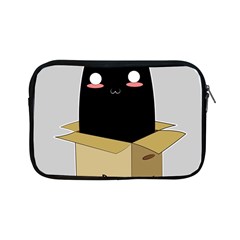 Black Cat In A Box Apple Ipad Mini Zipper Cases by Catifornia