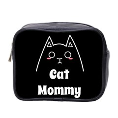 Love My Cat Mommy Mini Toiletries Bag 2-side by Catifornia