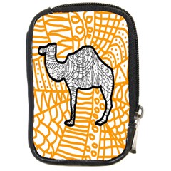 Animals Camel Animals Deserts Yellow Compact Camera Cases