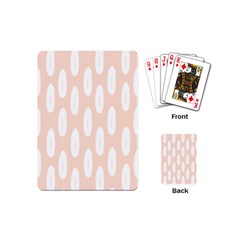 Donut Rainbows Beans White Pink Food Playing Cards (mini)  by Mariart