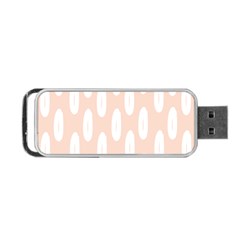 Donut Rainbows Beans White Pink Food Portable Usb Flash (one Side) by Mariart