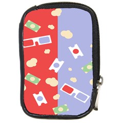 Glasses Red Blue Green Cloud Line Cart Compact Camera Cases