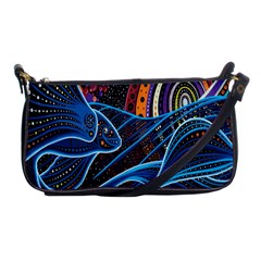 Fish Out Of Water Monster Space Rainbow Circle Polka Line Wave Chevron Star Shoulder Clutch Bags