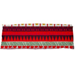 Fabric Aztec Red Line Polka Circle Wave Chevron Star Body Pillow Case Dakimakura (two Sides)
