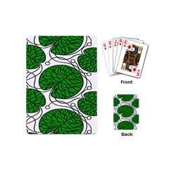 Leaf Green Playing Cards (mini) 