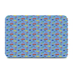 Miniature Car Buses Trucks School Buses Plate Mats by Mariart