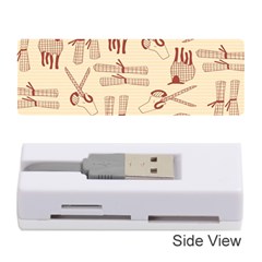 Sheep Goats Paper Scissors Memory Card Reader (stick)  by Mariart