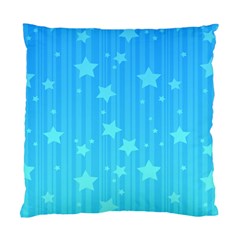 Star Blue Sky Space Line Vertical Light Standard Cushion Case (two Sides)