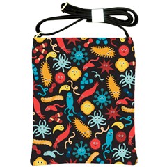 Worm Insect Bacteria Monster Shoulder Sling Bags by Mariart