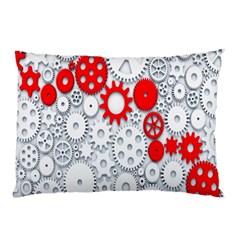 Iron Chain White Red Pillow Case