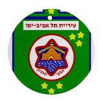 Tel Aviv Coat of Arms  Round Ornament (Two Sides)