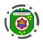 Tel Aviv Coat of Arms  Poker Chip Card Guard