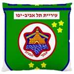 Tel Aviv Coat of Arms  Large Cushion Case (Two Sides)
