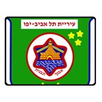 Tel Aviv Coat of Arms  Double Sided Fleece Blanket (Small) 