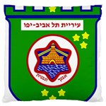 Tel Aviv Coat of Arms  Large Flano Cushion Case (One Side)