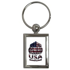 Usa Bowling  Key Chains (rectangle)  by Valentinaart