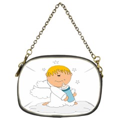 Angel Baby Bottle Cute Sweet Chain Purses (two Sides)  by Nexatart