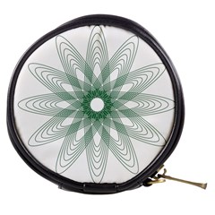 Spirograph Pattern Circle Design Mini Makeup Bags by Nexatart