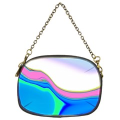 Aurora Color Rainbow Space Blue Sky Purple Yellow Green Chain Purses (two Sides)  by Mariart