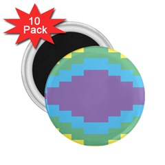 Carmigender Flags Rainbow 2 25  Magnets (10 Pack) 