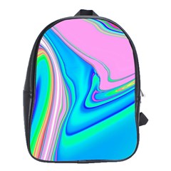 Aurora Color Rainbow Space Blue Sky Purple Yellow Green Pink Red School Bags (xl)  by Mariart