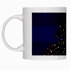 Contigender Flags Star Polka Space Blue Sky Black Brown White Mugs by Mariart