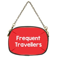 Frequent Travellers Red Chain Purses (two Sides) 