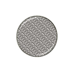 Capsul Another Grey Diamond Metal Texture Hat Clip Ball Marker