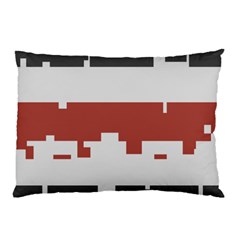 Girl Flags Plaid Red Black Pillow Case
