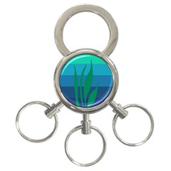 Gender Sea Flags Leaf 3-ring Key Chains by Mariart