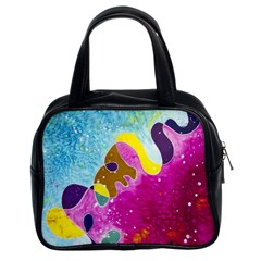 Fabric Rainbow Classic Handbags (2 Sides)
